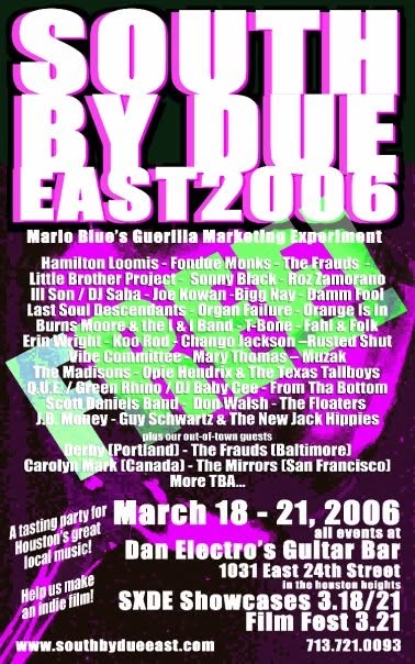 South by Due East 2016 poster